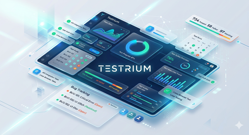 Testrium dashboard